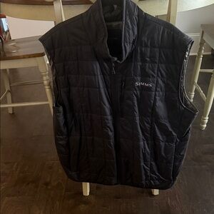 Simms black Quilted Men's Vest